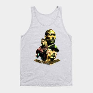 Dwayne Johnson - Engraving Style Tank Top